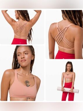 NWOT Lululemon Free To Be Bra (Wild) *Pink Pastel (US 10)